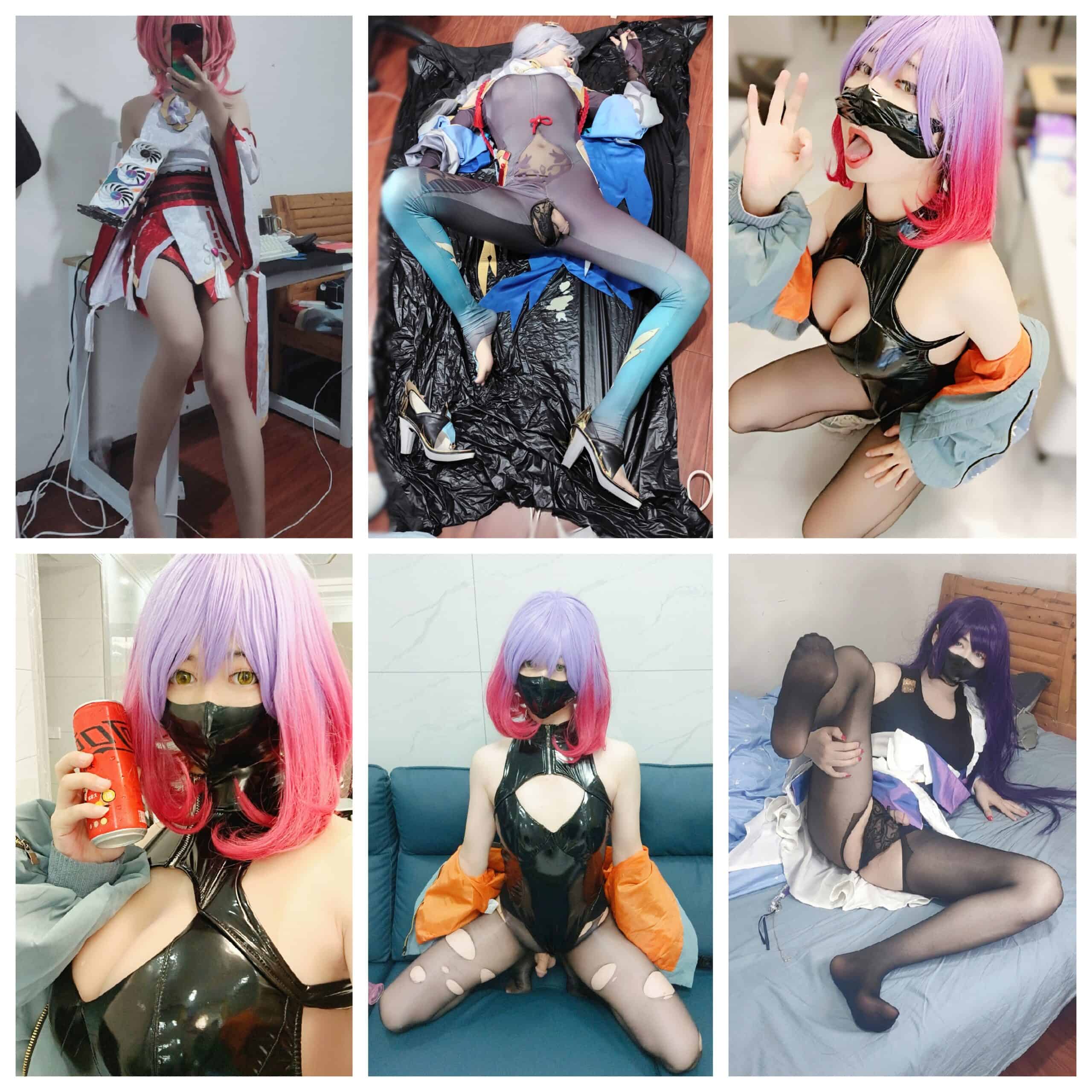 TS银灯巨乳伪娘各种动漫主题合集770P/45V/24.4G